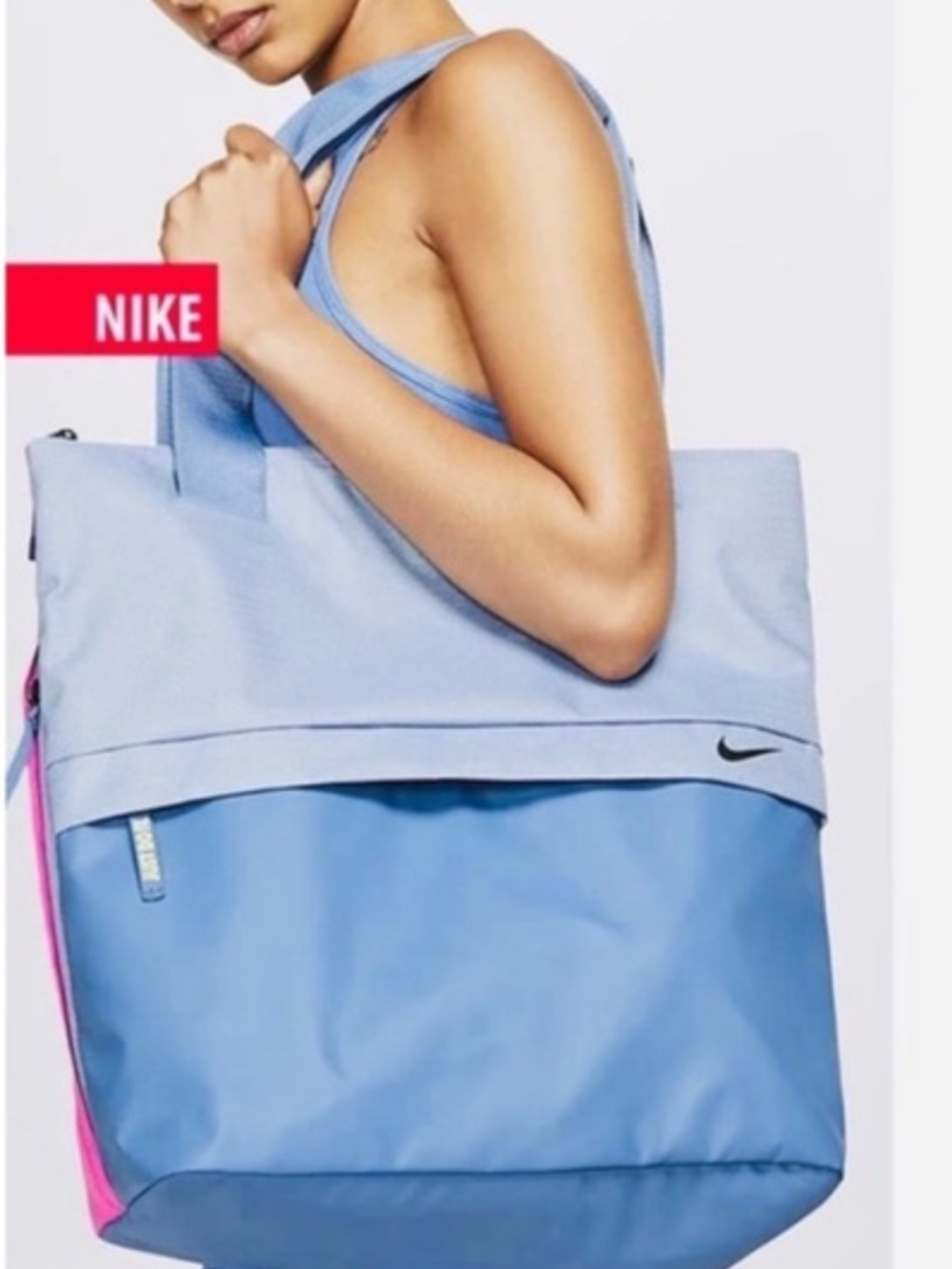 Nike Light Blue and Pink Radiate 2.0L Tote Bag